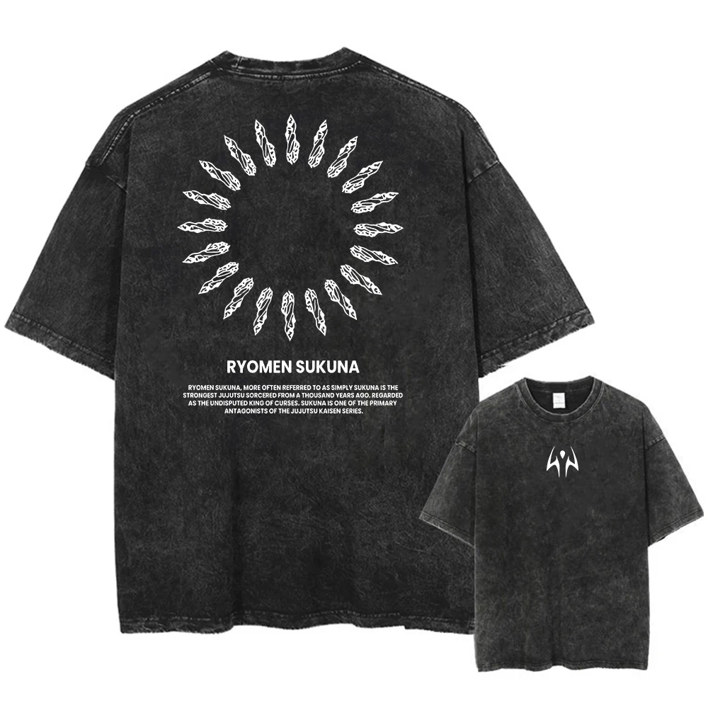 

Men Washed Apricot T-Shirt Hip Hop Streetwear Anime Graphic Print Oversize Tshirt Summer Short Sleeve Cotton Loose Vintage Tops