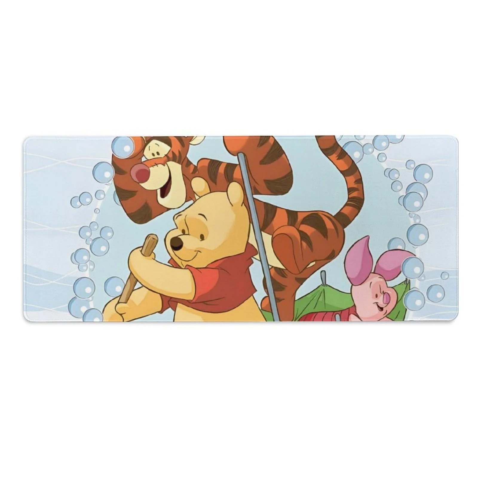 Winnie the Pooh & Tigger Large Mouse Pad - Cute Cartoon Non-Slip Desk Mat for Office, Gaming, and Laptop Use, Featuring Winnie t