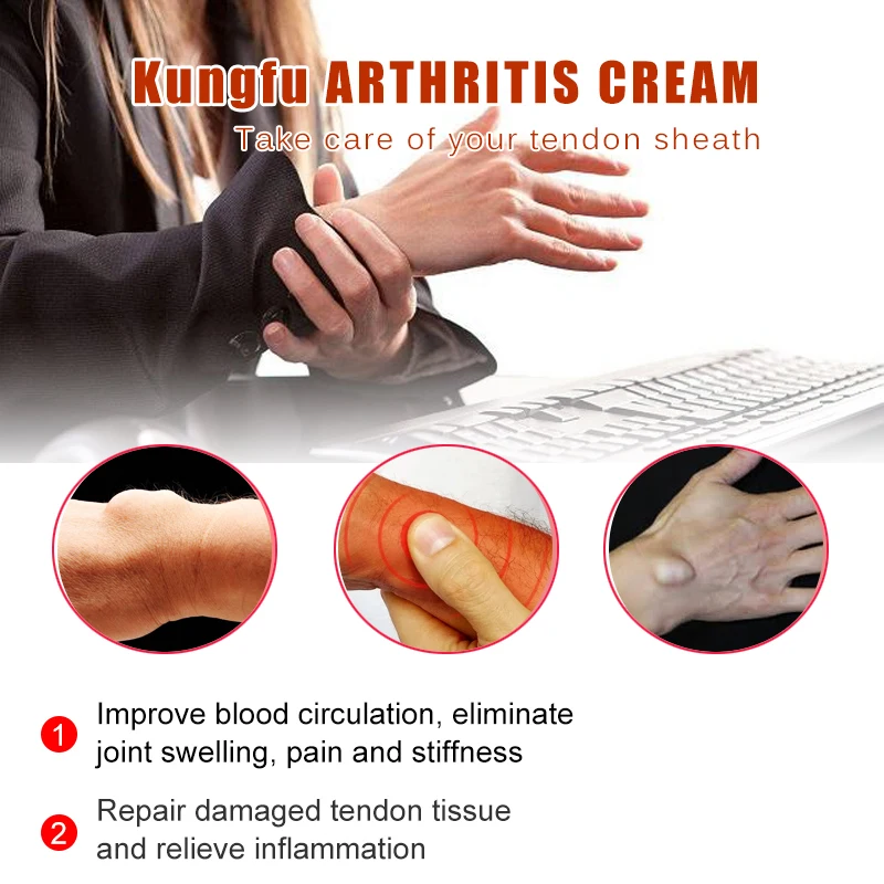 1/2pcs Pain Relief Ointment Rheumatism Arthritis Analgesic Dressing Joint Knee Back Muscle Ache Treatment Cream Body Oil