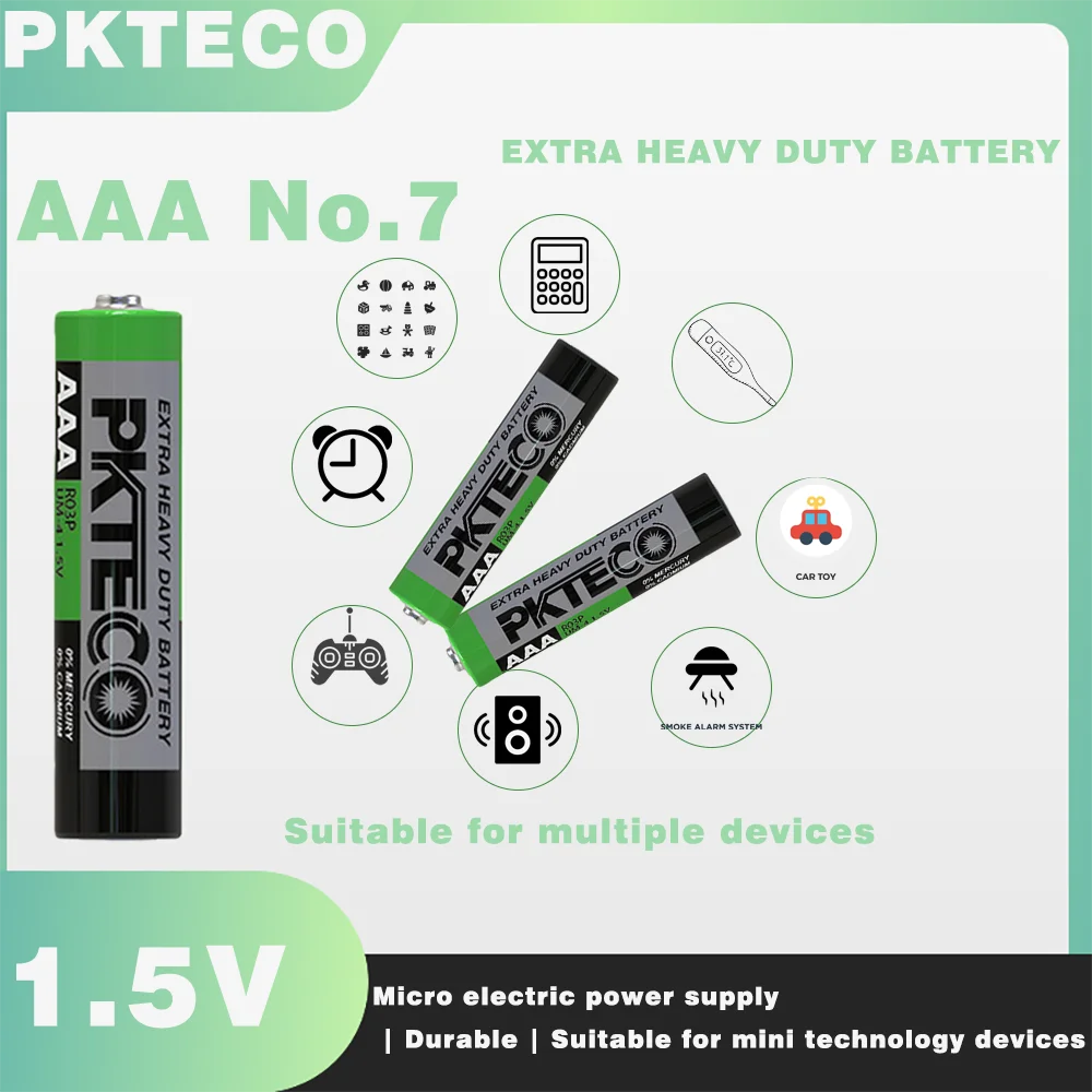 NEW 1.5V AAA disposable carbon dry battery is suitable for electric toys, remote controls, electronic scale support sticks, etc