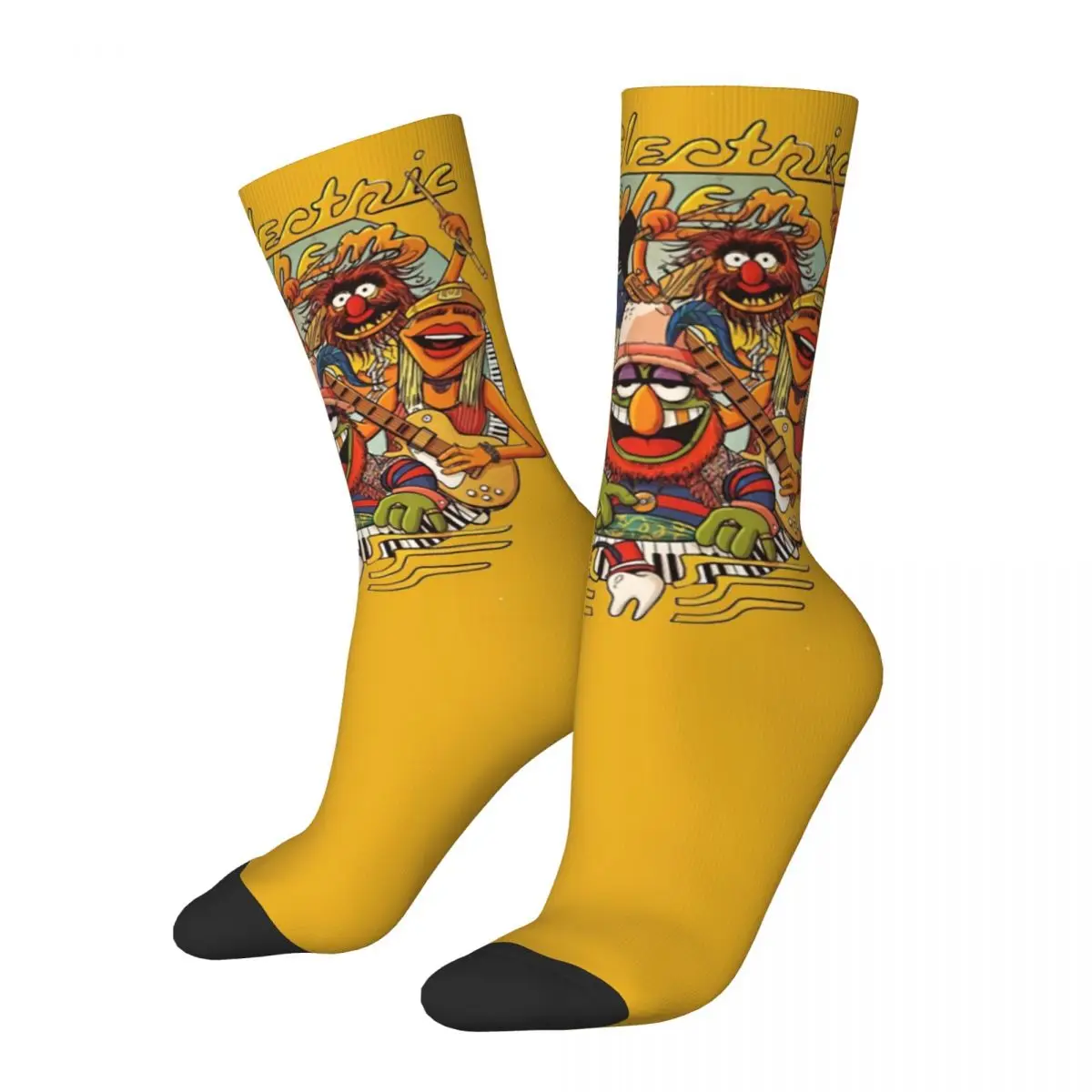 Dr. Teeth And The Electric Mayhem Design Socks Accessories for Men Women Flexible Printing Socks