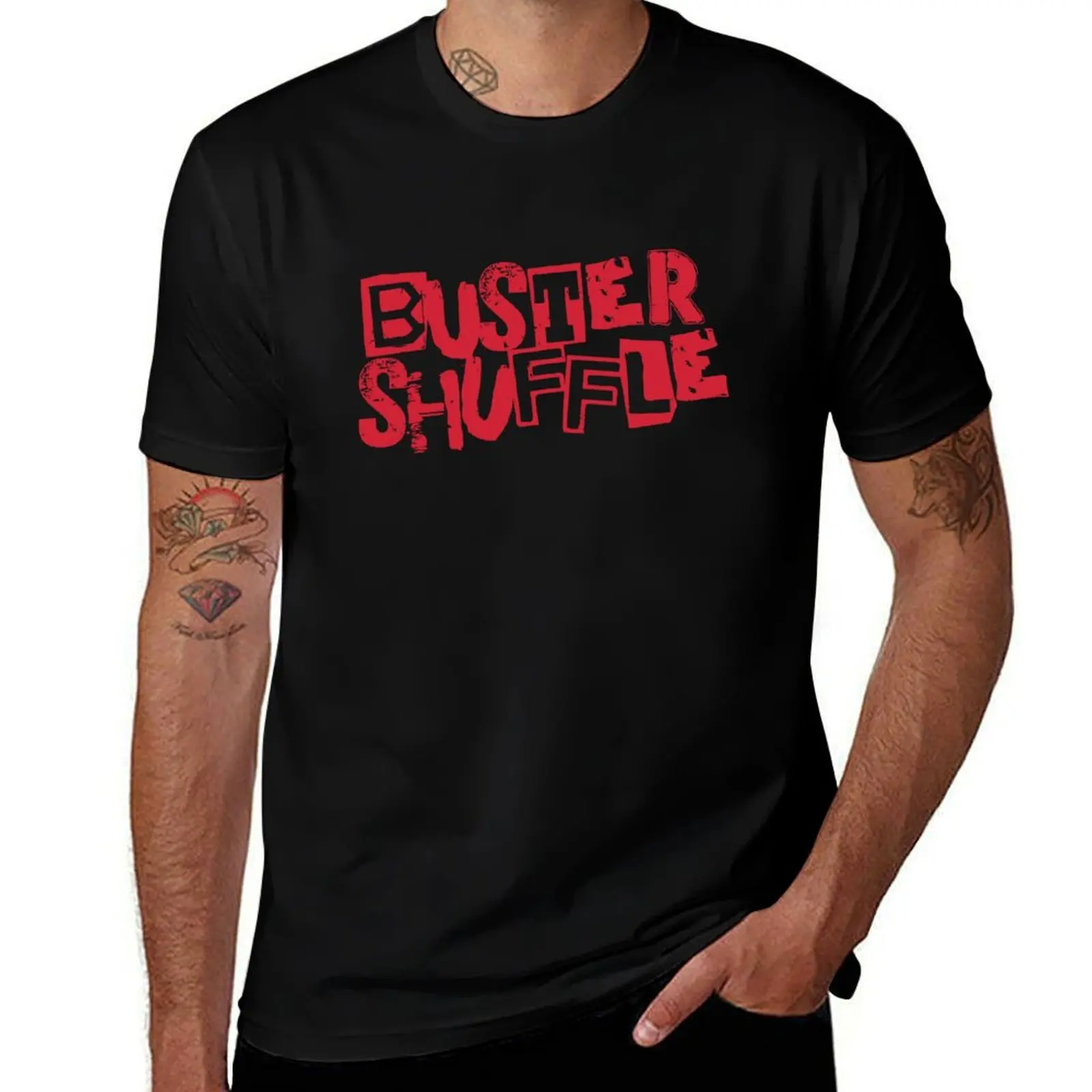 

Buster Shuffle T-Shirt t shirts for man graphic funny anime t shirts for man T-Shirt