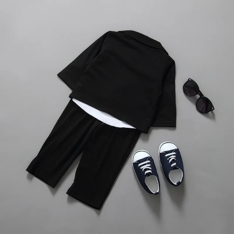 Conjuntos de ropa para bebé, pelele de caballero, ropa para bebés varones, trajes para niños pequeños, camiseta y pantalones, conjuntos para bebé