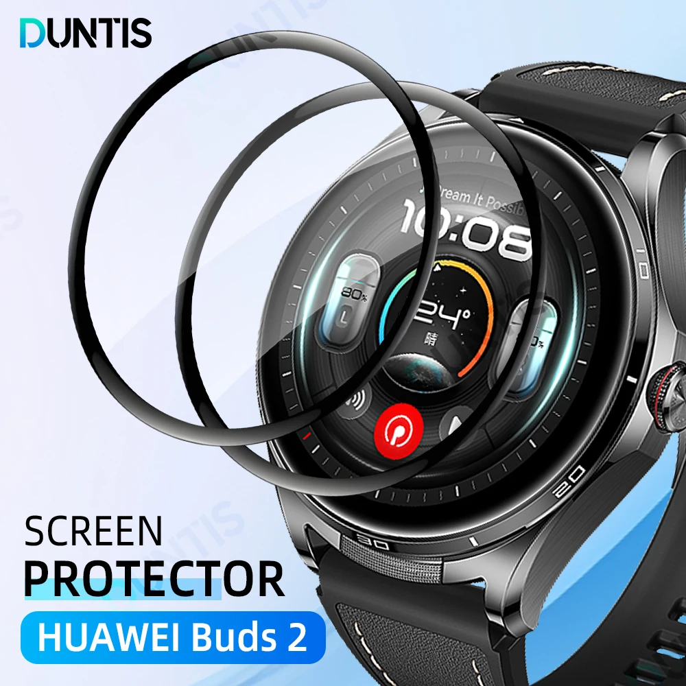 

Screen Protector For Huawei Watch Buds 2 3D Curved Screen Protector Ultra-HD Full Coverage Protective Film Accessories(Not Glass