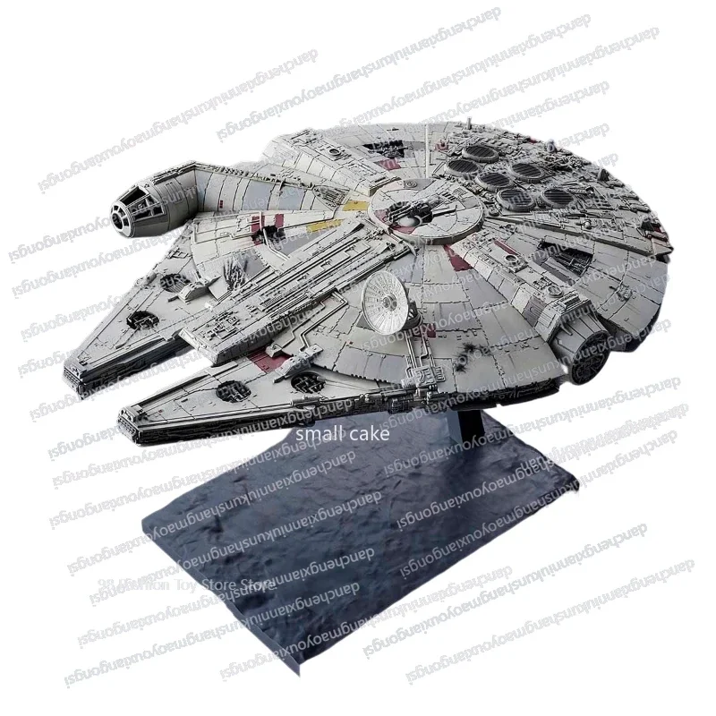 In Stock BANDAI in Stock Original Star Wars Millennium Falcon Assembly Anime Figures Action Model Toys