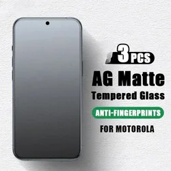 3Pcs Matte Tempered Glass for Motorola G14 G54 G84 G73 G53 G23 G13 Screen Protectors for Moto Edge X30 30 20 Pro ThinkPhone