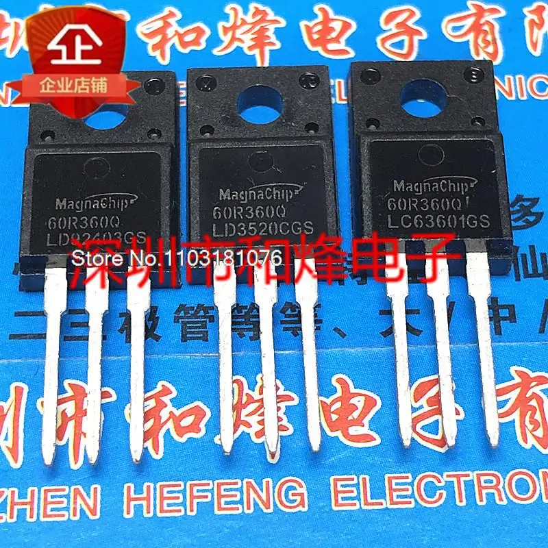 (20PCS/LOT) 60R360Q MMF60R360Q TO-220F 600V 11A   New Original Stock Power chip