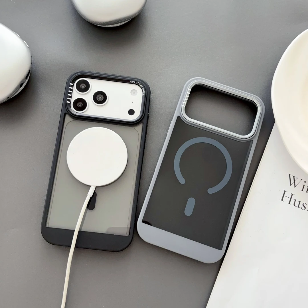 

High Quality TPU+PC Heat Dissipation Case For iPhone 11 12 13 14 15 16 17 Pro Max Shockproof Magnetic Wireless Charging Cover