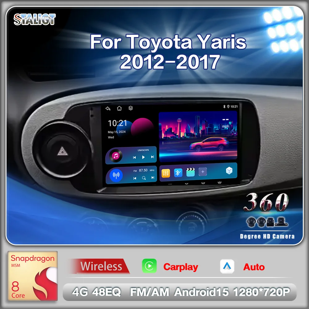 

Autoradio Carplay Multimedia Player Car Radio 2Din Android For Toyota Yaris 2012 2013 2014 2015 2016 2017 Autoradio Player 8Core