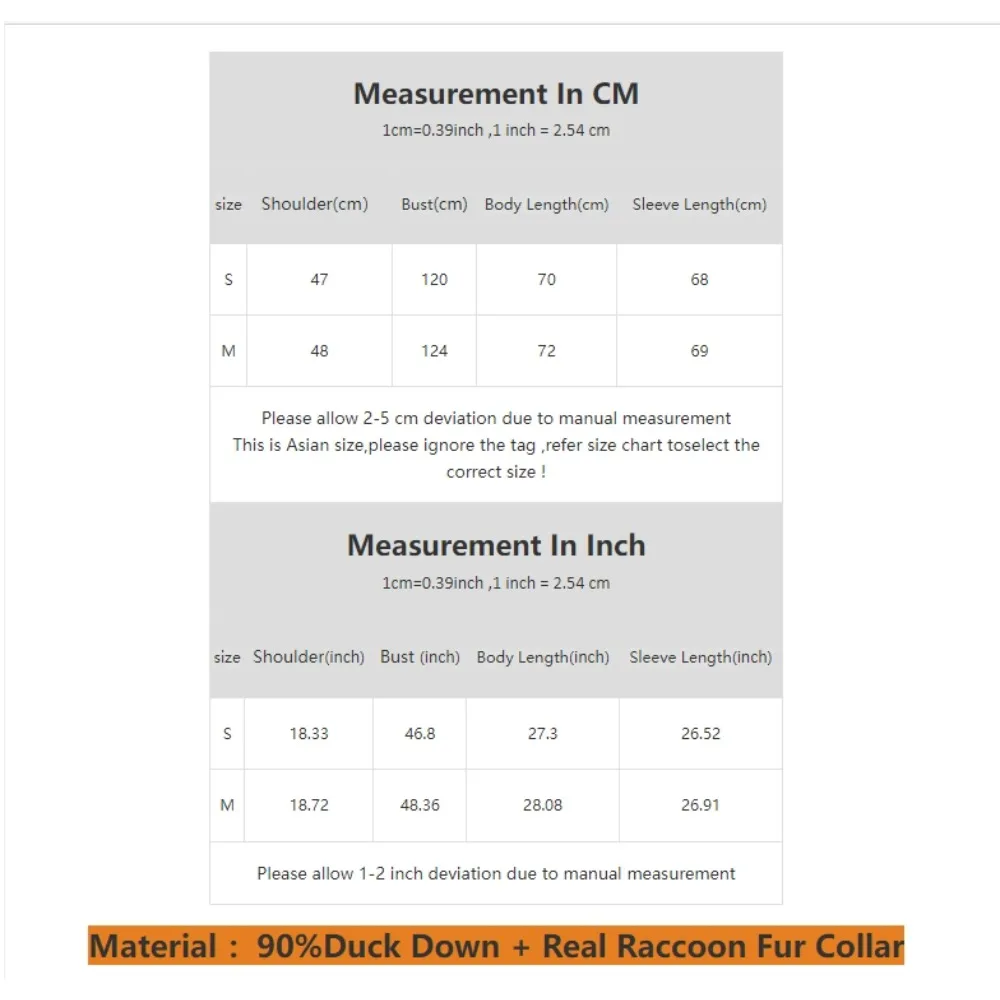 Down Jacket Women 2024 New Raccoon Fur Collar Loose Short Down Coat European Fashion Outerwear White Duck Winter Parka Jacket