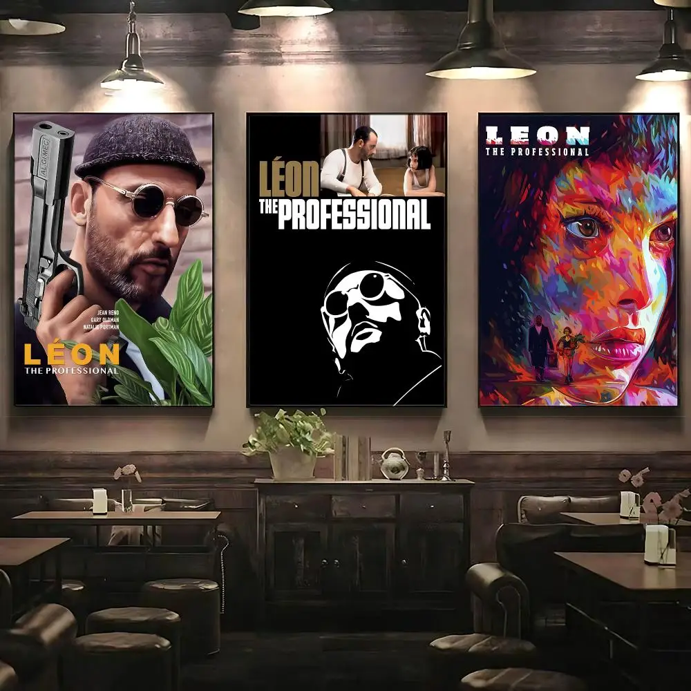 movie Léon The Professional Poster Poster HD Printing Premium Style for Home Decor for Bedrooms Hallways Cafes Gift