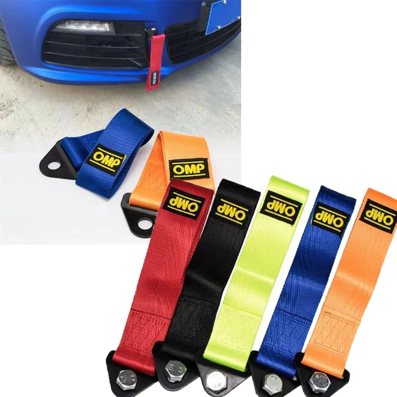 

Car tow rope modified universal decorative tow rope personality upgraded version smooth surface towing trailer hanging rope