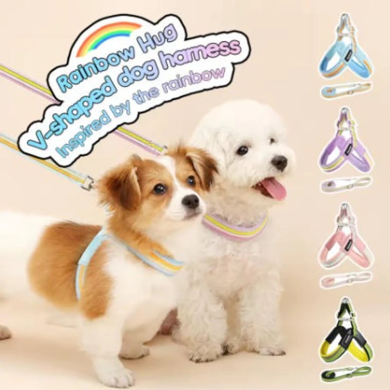 犬用首輪-犬用リード-チェストストラップ-ベスト-中小型犬用-collares-f-harnesses-ストラップ-ハーネス-子犬用アクセサリー-猫用首輪