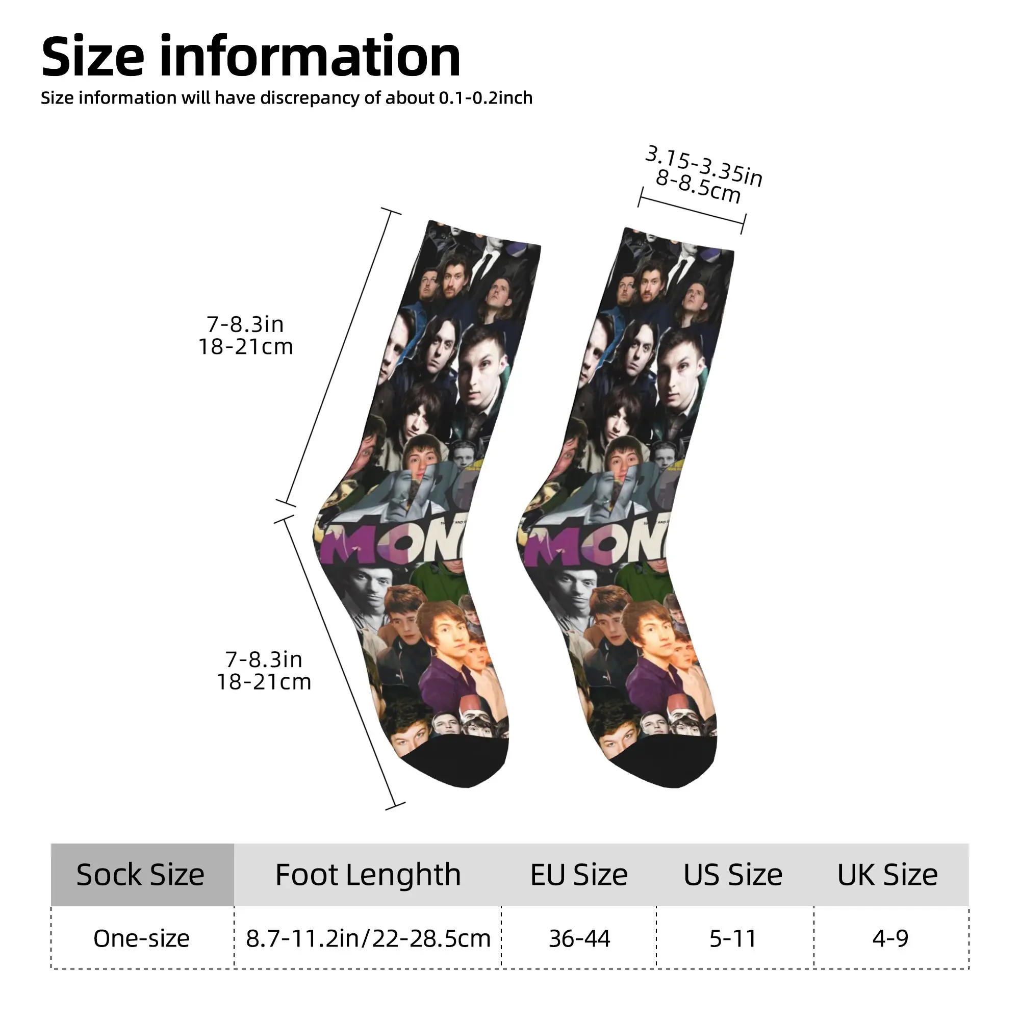 Rock Band Arctic Monkeys Socks Autumn  Stockings Gothic Men High Quality Socks Graphic Cycling Anti Slip Socks view 5