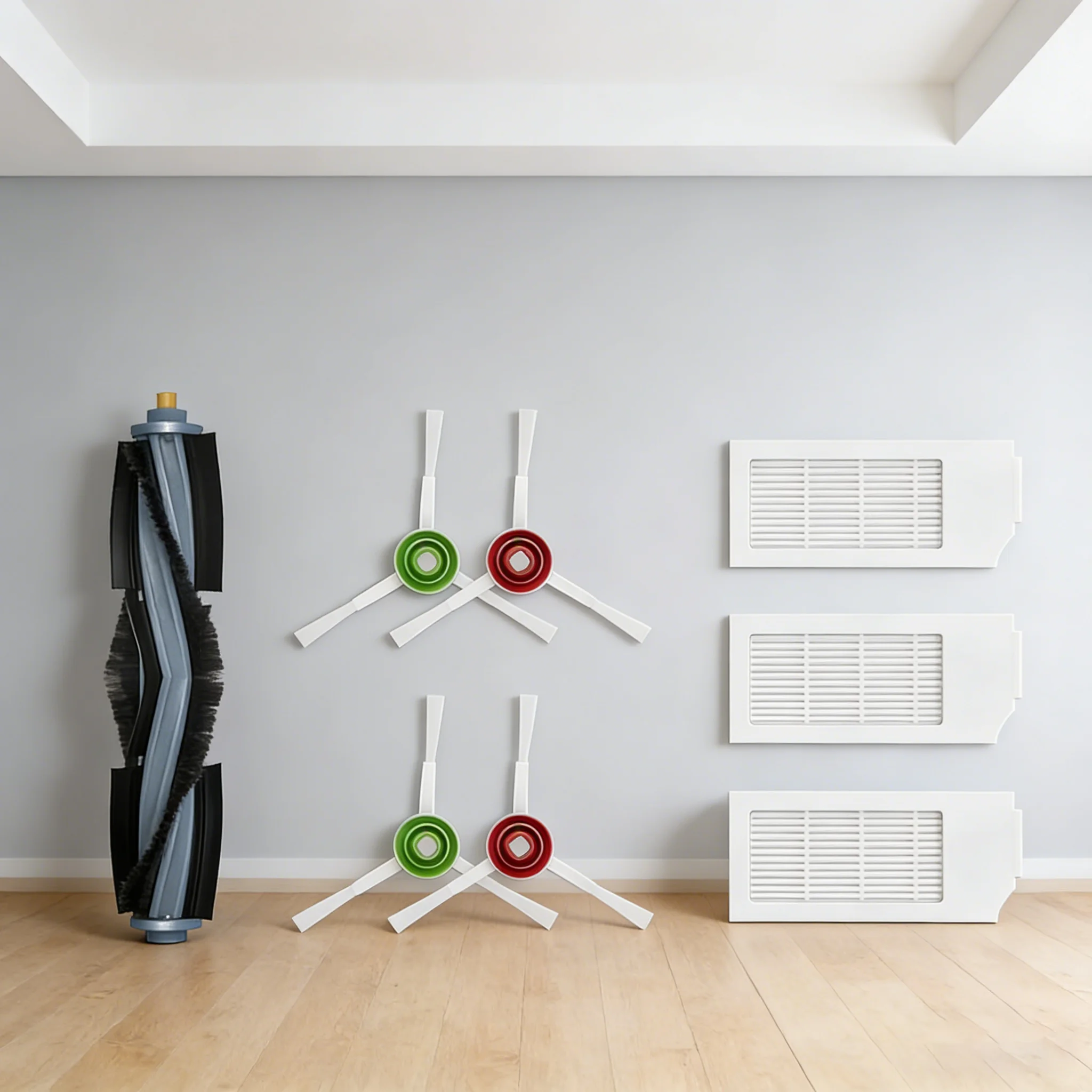 掃除ロボット掃除機サイドブラシとフィルターキット付き-ecovacs-バディ掃除ロボット掃除機スペアアクセサリー