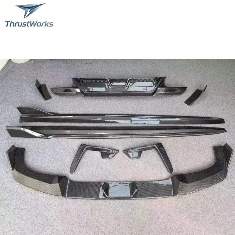 ThrustWorks F95 X5M Lci Carbon Fiber Front Lip Sp Diffusers Side Skirts LD Type Rear Spoiler Top Win Durle New