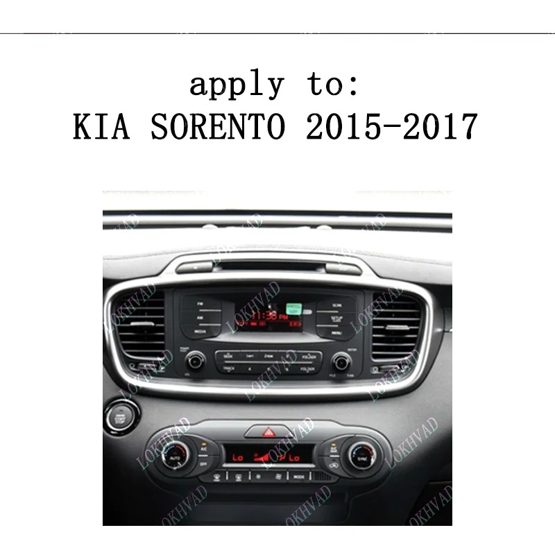 2DIN 10 Inch Car Frame Fascia Adapter Android Radio Dash Fitting Panel Kit For KIA Sorento 2015-2017