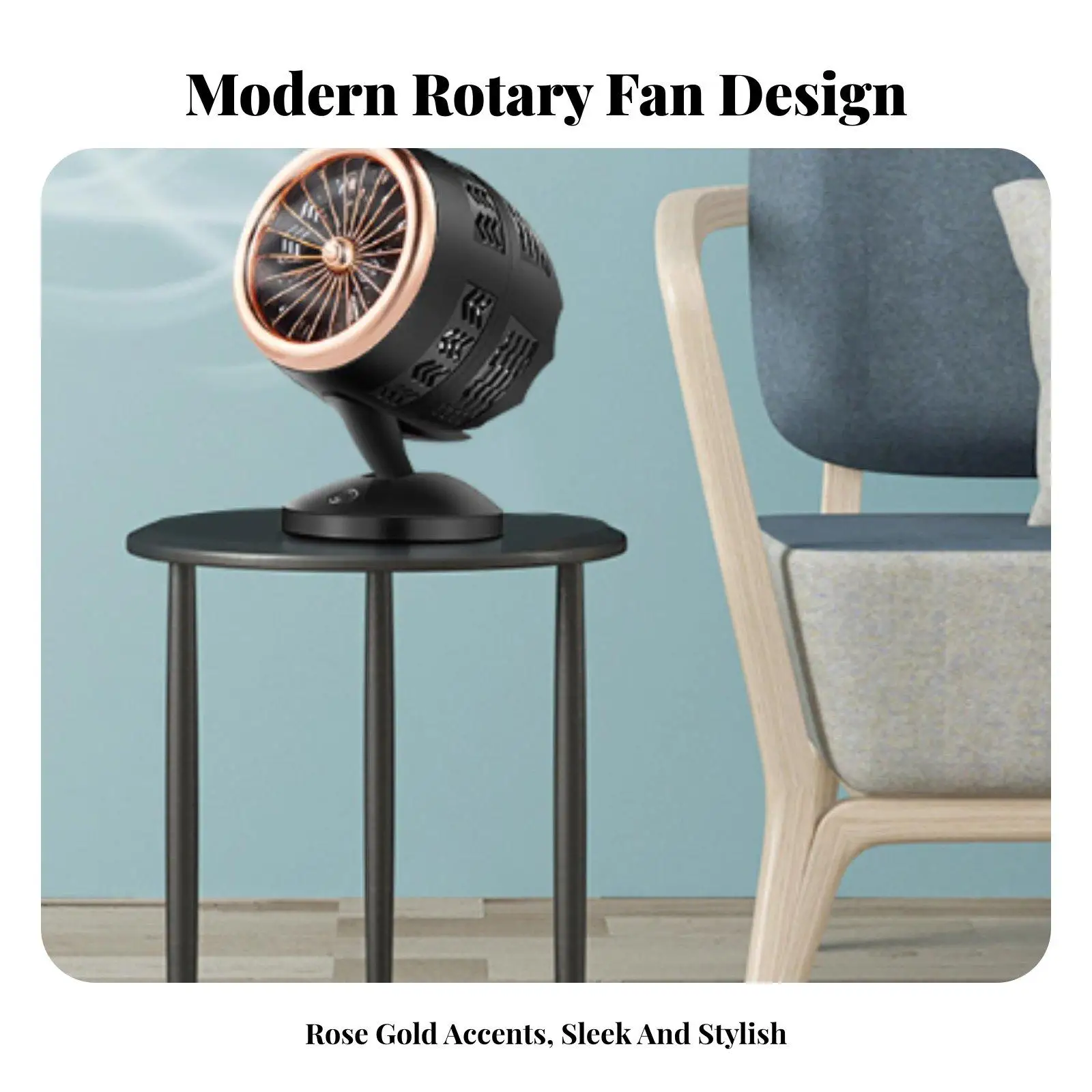 Usb Cooling Fan Powerful Twin Blade Mini Air Cooling Fan Portable Electric Fan for Desk Bedroom Quiet Use
