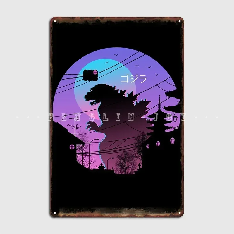 Night Walker Metal Sign Garage Club Custom Wall Pub Mural Painting Tin Sign Posters