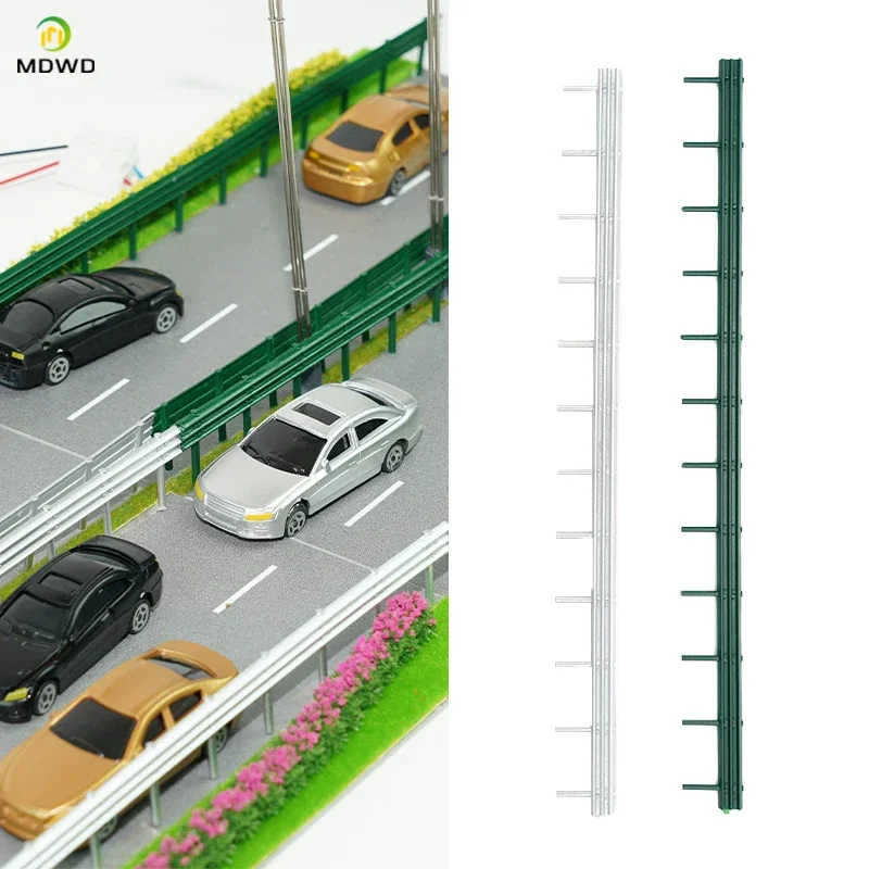 Ho Simulation Miniature Highway Guardrail Model 1:87ABS Fence Toys for Diy Model Making/Architecture Building Layout for Diorama