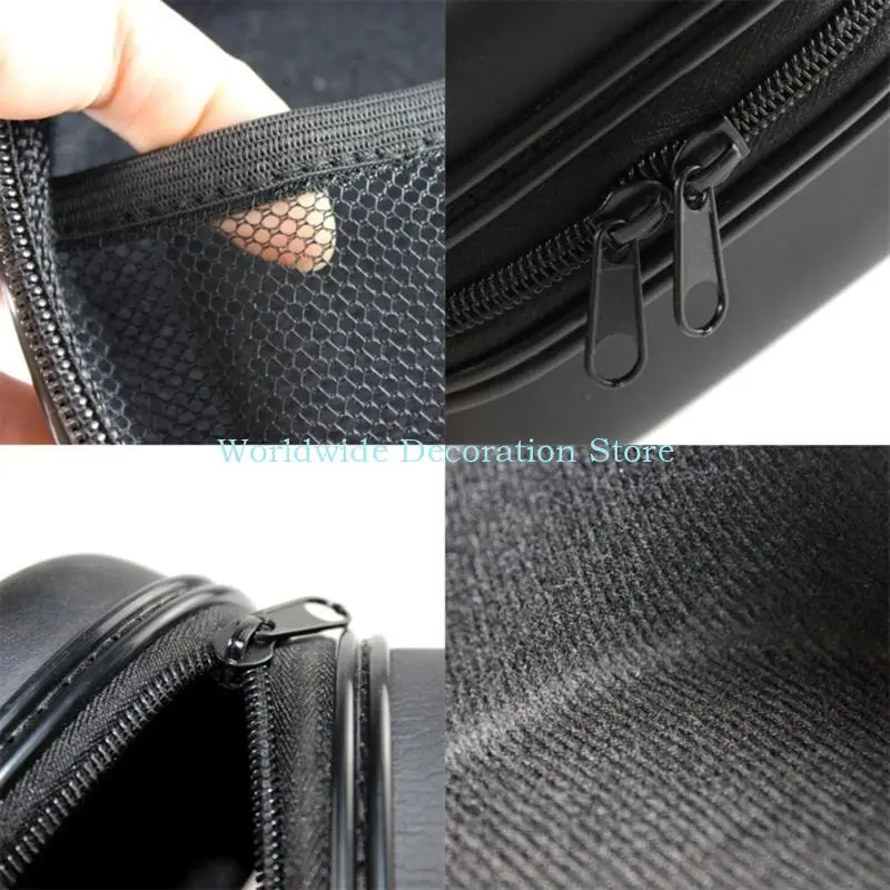 Q39B PU Fish Reel Bag Hard Shell Shockproof Waterproof Cover Case Fish Reel Bag