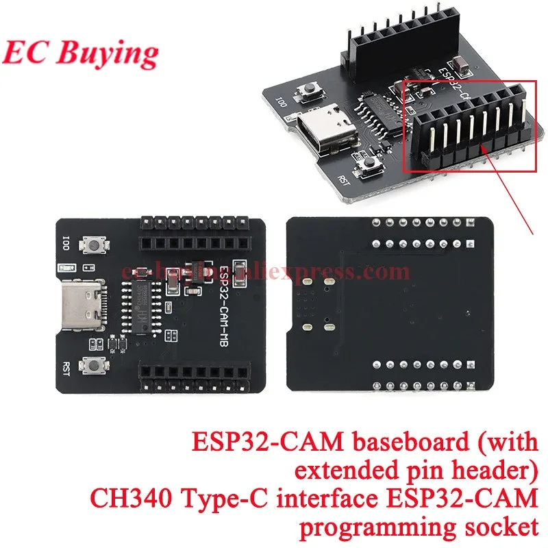 ESP32-CAM-MB ESP32 Seriell zu WiFi BLE Typ-C MICRO Kameramodul Entwicklungsboard CH340 FT232 GC2145 OV2640 OV3660 ESP32-S3-N16 – Detail 4