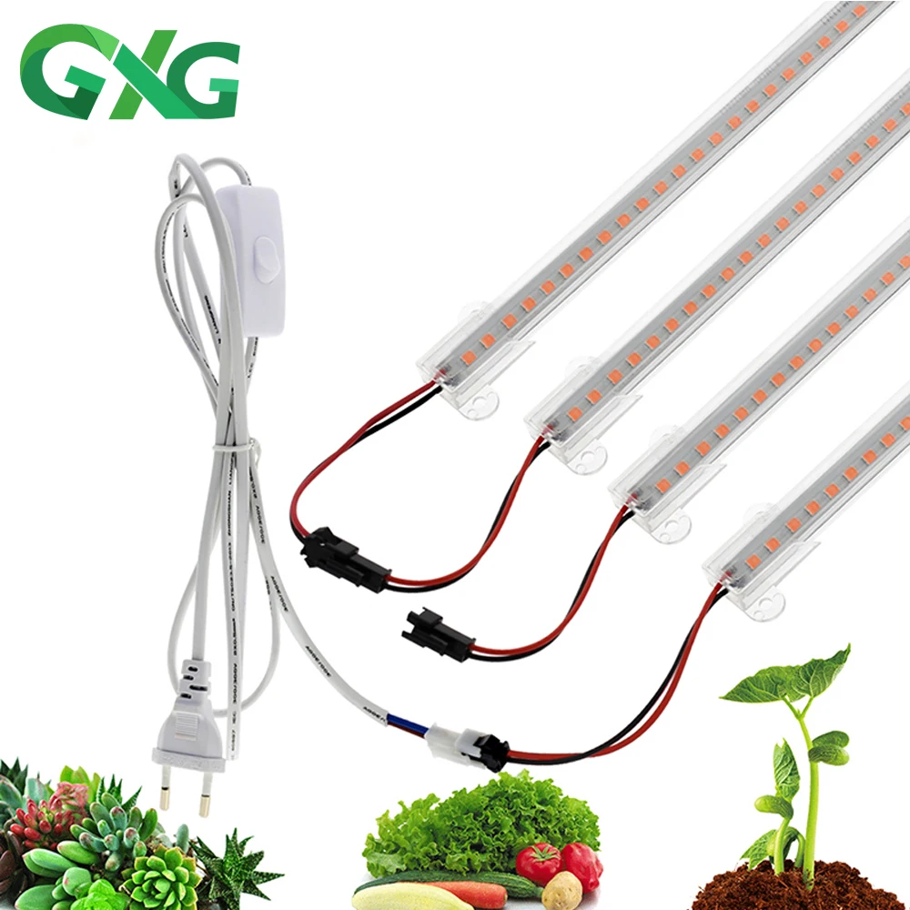 Led Grow Bar Licht Volledige Spectrum Phytolamp 220V 7W Groeien Lamp Led Buis Voor Kamerplanten Hydrocultuur Kas tent Zaailingen