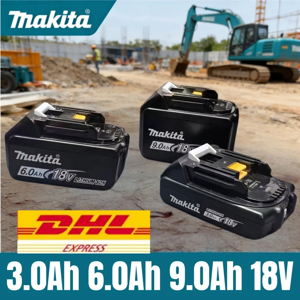 

Makita BL1860B battery 18V 6Ah 3Ah rechargeable battery, for Makita DTD172 DDF487 DTW300 DGA404 Power Tools Battery