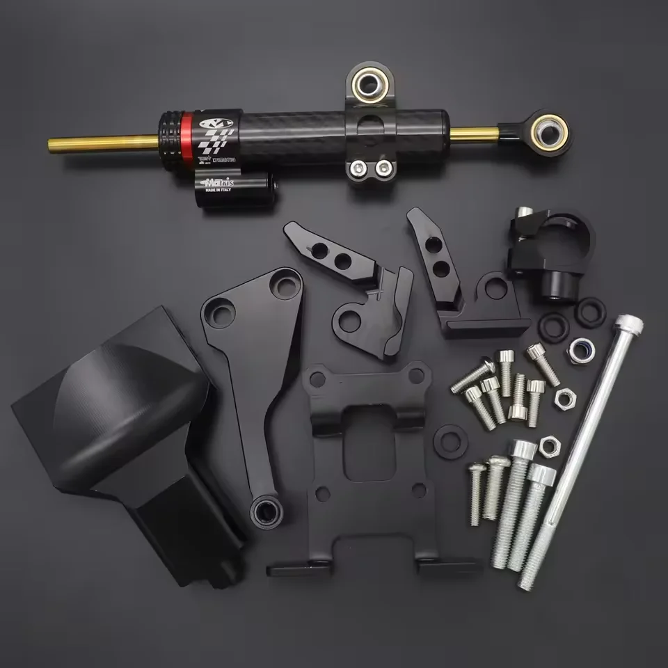MT-07 MT07 FZ-07 CNC Lenkungsdämpfer Montagehalterung Kit für Yamaha MT07 MT-07 FZ-07 FZ07 2013–2019 2014 2015 2016 2017 2018
