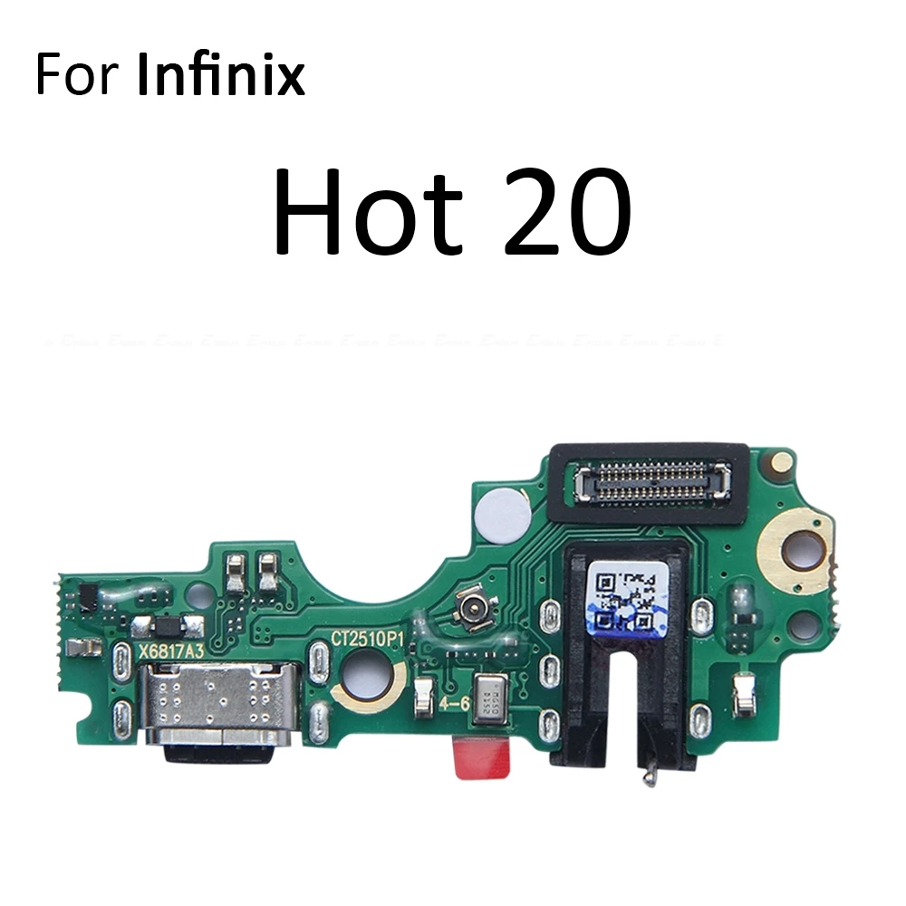 Charging Port Connector Board Parts Flex Cable For infinix Hot 20 20i 20S 30 Play NFC 30i 40 Pro 40i 50 Plus 50i Repair Parts