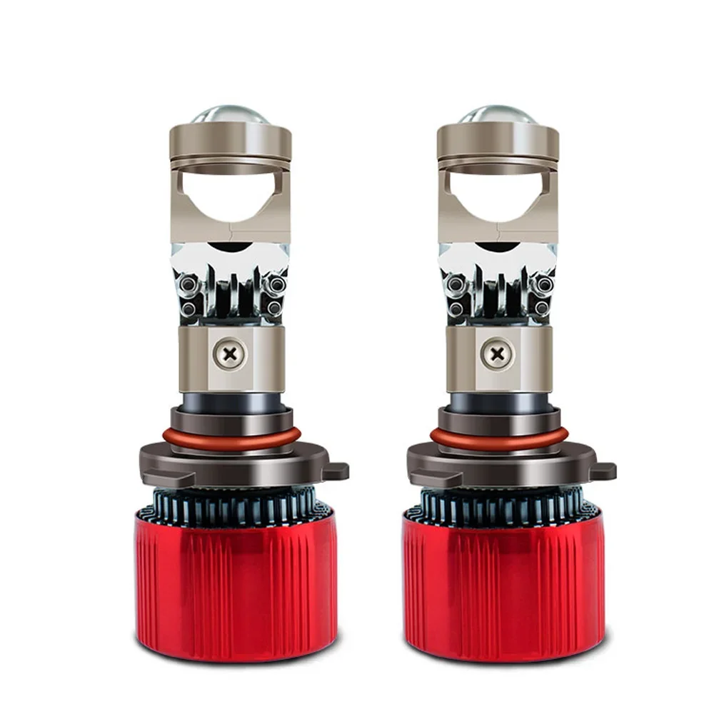 30000LM H4 H7 Led Canbus العارض عدسة H11 9005 HB3 9006 HB4 عدسة عرض صغيرة السيارات سيارة ضوء H7 6000K مصباح الضباب 12 فولت LHD 2 حزمة #4