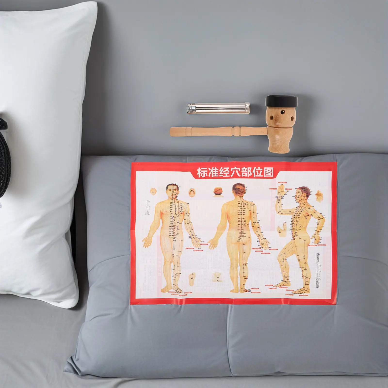 

Набор: портативный эргономичный деревянный футляр для моксы, инструмент для тепловой терапии, держатель для мокса-палочек для дома, путешествий, офиса