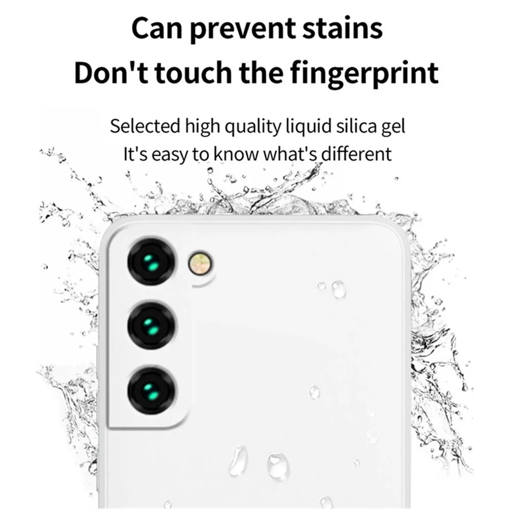 Delicate Liquid Silicone Camera Lens Protector Case For Samsung A17 A16 A56 A36 A15 S23 S24 S25 S26 UItra Plus Funda Coque Cover