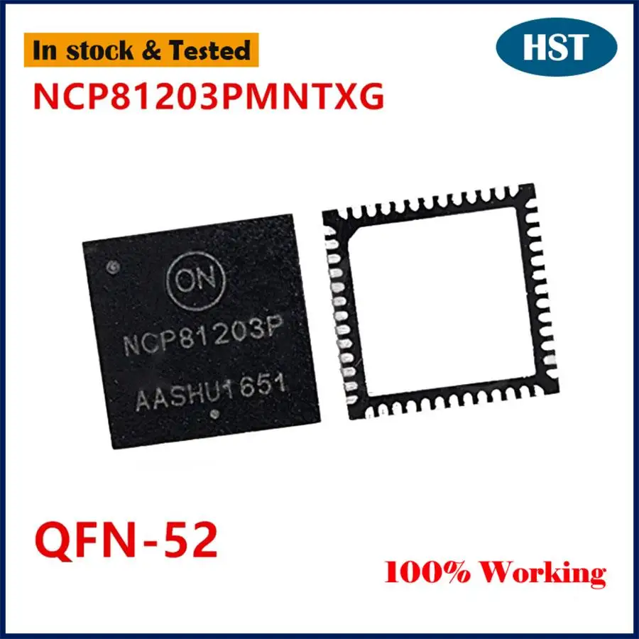 5 Stks/partij Originele Nieuwe Ncp81203pmntxg Ncp 81203P Ncp81203mntxg Ncp81203 Qfn Ic Chip