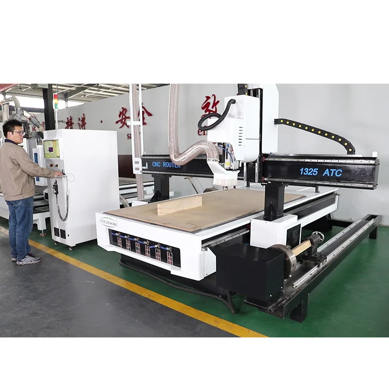 Wood Cnc Machine Carving 1325 Atc Cnc Router 4X8ft 2000X3000 3D Cnc Wood Engraver Woodworking Kitchen Closet Cabinetry working