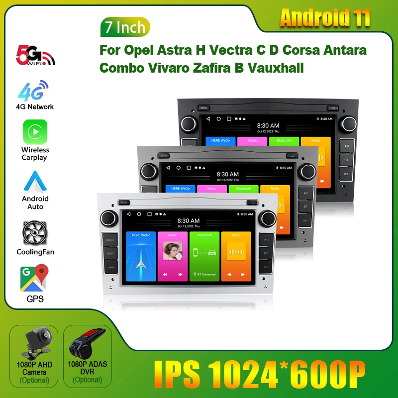 Car Radio Screen GPS Android For Opel Astra H Vectra CD Corsa Antara Combo Vivaro Zafira B Vauxhal Wireless Carplay Multimedia