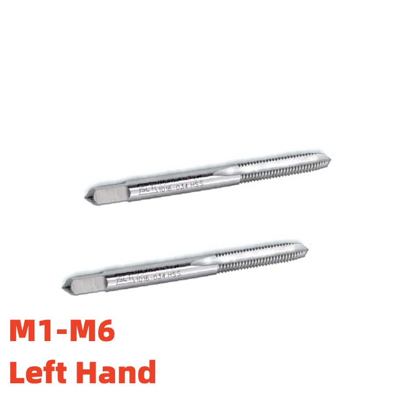 

1PCS HSS Metric /Fine Left hand Straight Grooved Flute Tap M1M2M3M4M5M6 X0.4 0.45 0.5 0.6 0.7 0.75 0.8 1 L Left Hand taps