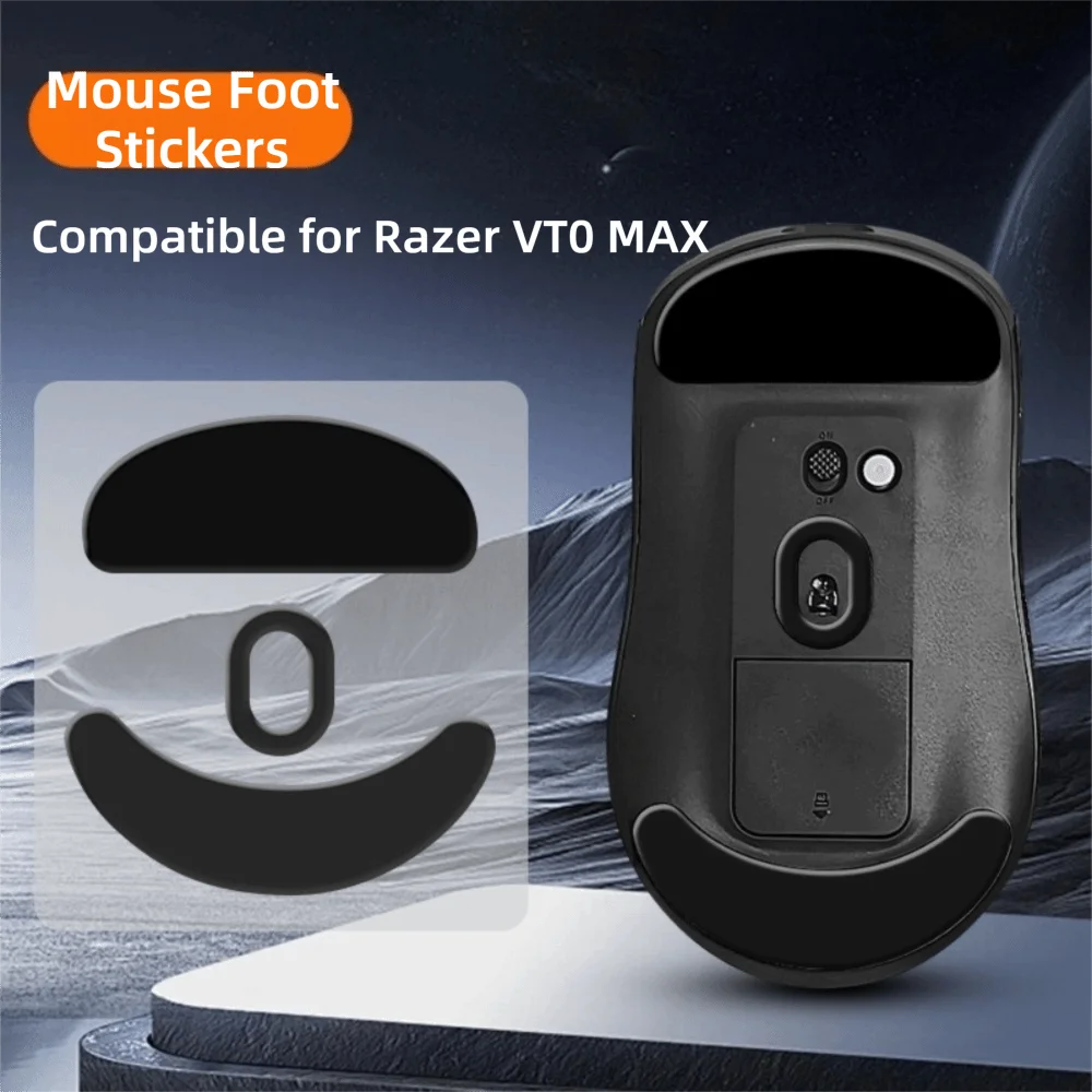 PTFE Mouse Foot Pads Ice Edition Wear-Resistant Replacement Foot Covers Smooth Mouse Skate Glides for Rapoo VT0 MAX Gaming Mice
