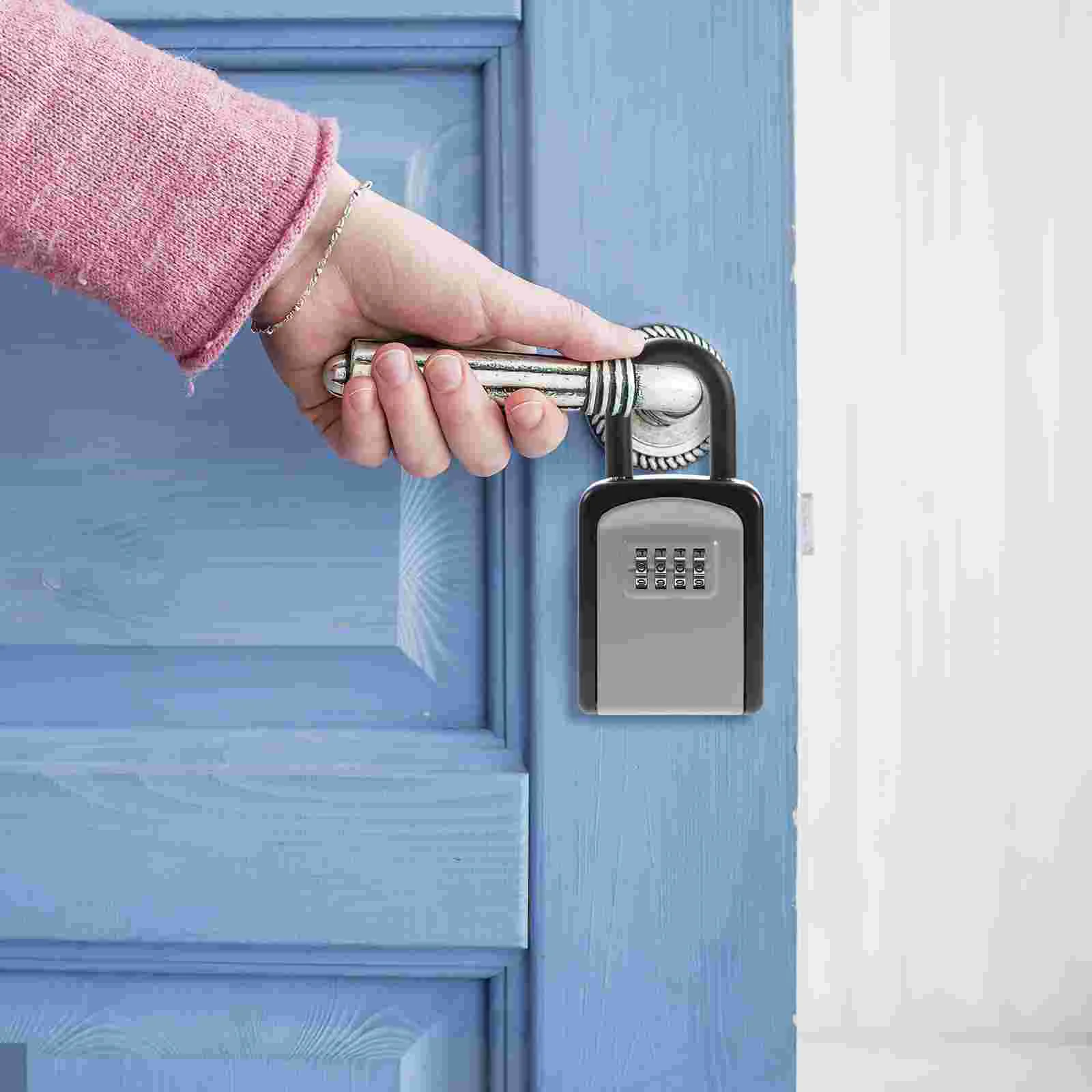 Key Safe Combination Lockboxes Car Keys with Owl Bulletin Board Decorations Steel Office