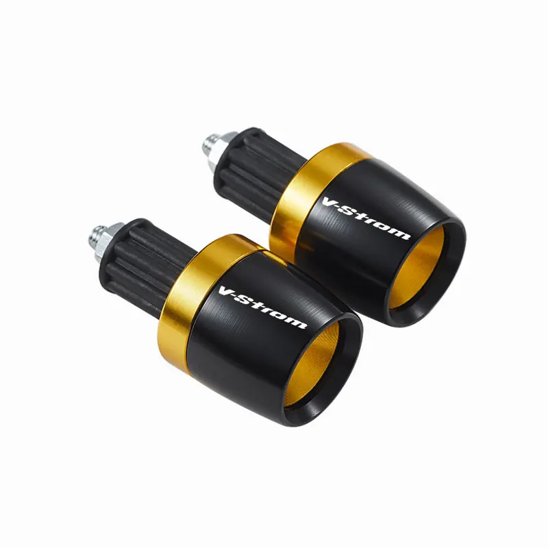 2PCS  Motorcycle Handlebar Grips Ends Handle Bar Cap End Plug For SUZUKI V-Strom V Strom DL650 DL 650 Vstrom XT 2011-2026