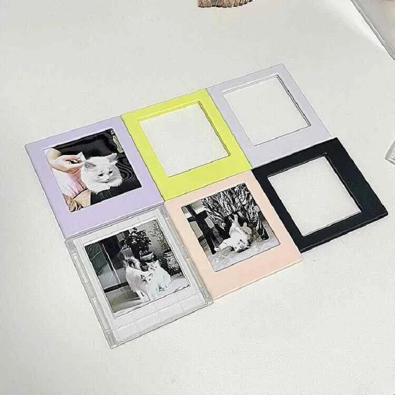 6-12pcs Magnetic Photo Frames Double Sided Magnets Fridge Picture For Fujifilm Instax SQUARE SQ1 SQ6 SQ10 SP-3 Assemble Photos