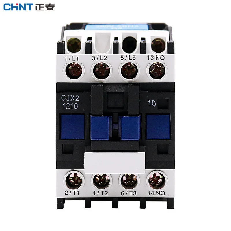 

CHINT CJX2- 2508 LC1 AC Contactor 18A 3 Phase 3-Pole NO Coil Voltage 380V 220V 110V 36V 24V 48V Din Rail Mounted 3P+1NO
