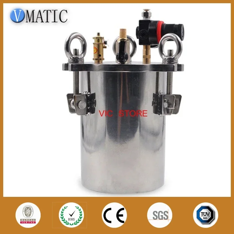 Free shipping Stainless Steel Air Pressure Tank Pressure Reservoir 10 L