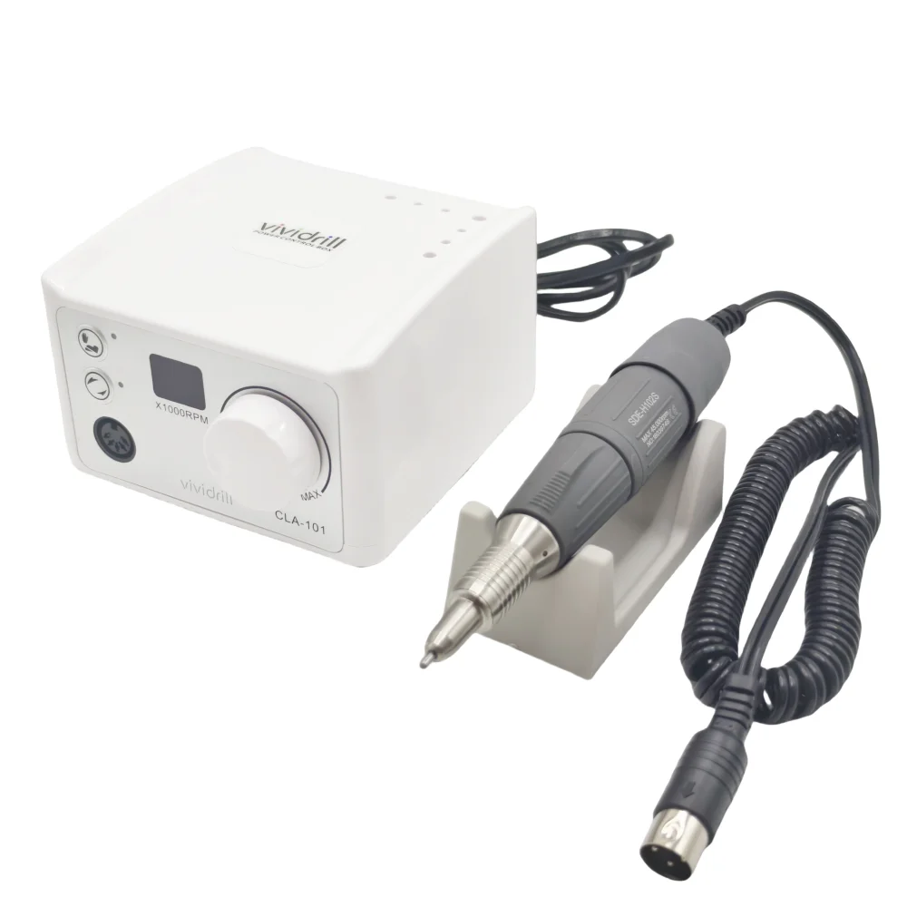 Strong 210 Electric Nail Drill Vividrill Manicure Machine 45K H102S H35LSP Handle Dental Polish Milling Cutters Grind Nail Tools