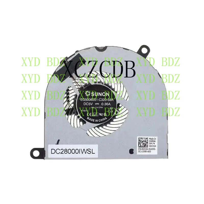 

NEW FOR DELL LATITUDE 5480 CPU FAN DC28000IWSL G5JG4 0G5JG4 EG50060S1-C320-S9A CDB