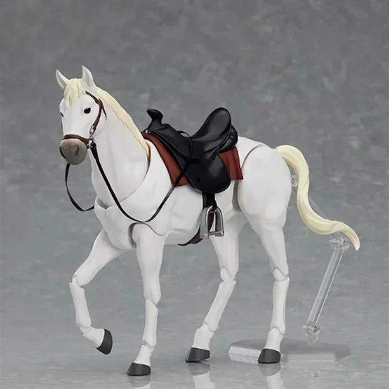 Figma Mobile Horse Statue Figure, Anime Peripheral Action, Animal Collecemballages Model Dolls, Desktop Decoration Gift, 1/12