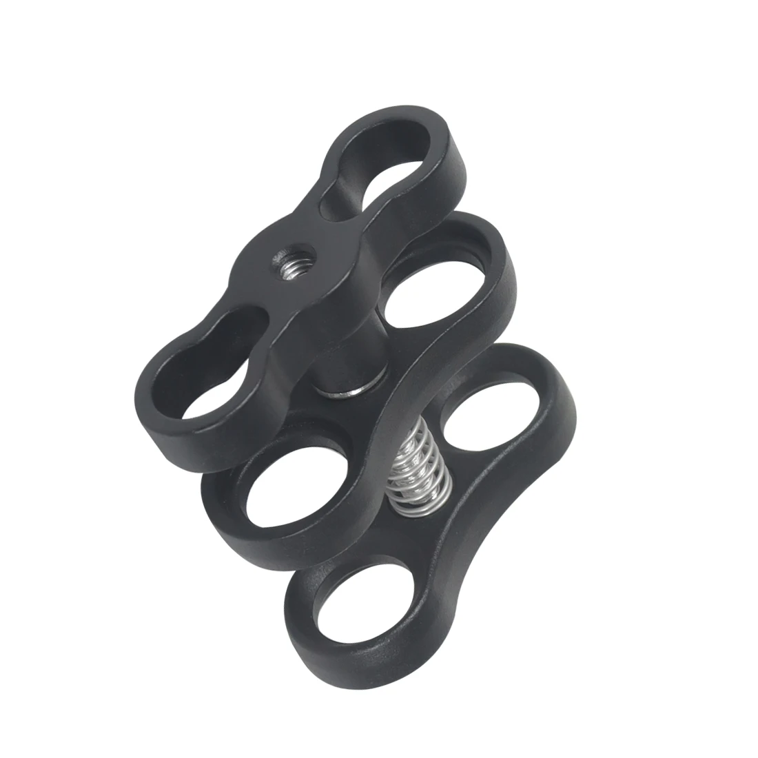 Metall Schmetterling Klemme Unterwasser Tauchen für GoPro 1-zoll Kugelkopf 2 Löcher Clip Halterung Licht Arm Fix Stativ Halterung Adapter – Detail 11