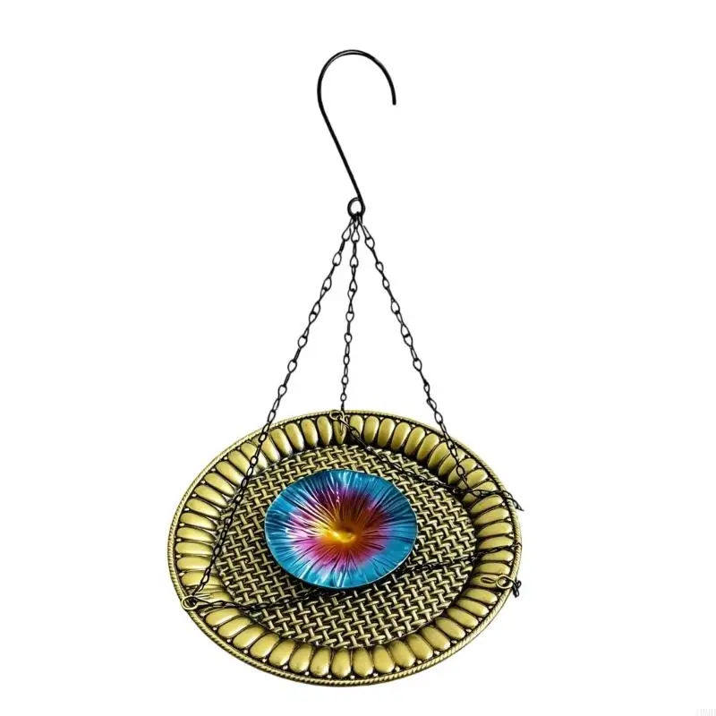 Traditional Hanging Bird Dispenser constructed From Durable Metal substance For Garden Setting JOMD