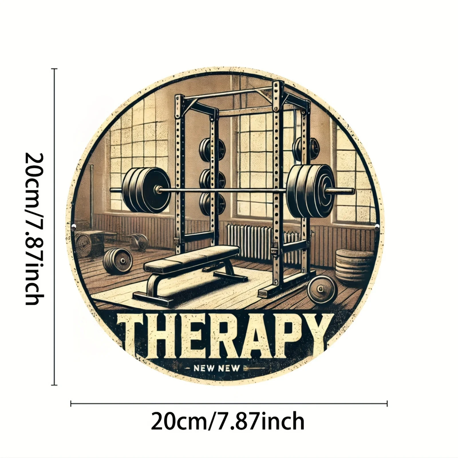 [2D Flat] قطعة واحدة من لافتة  - مراجعة Home Gym In Garage وسعره
