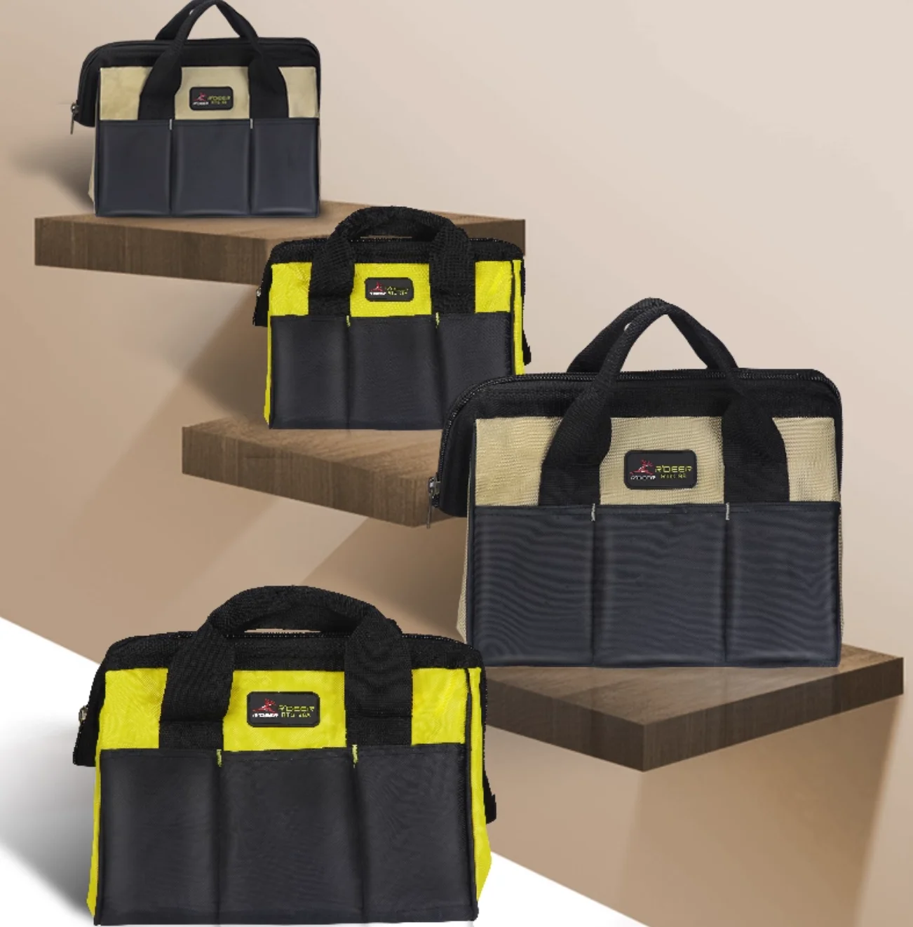 

R'DEER tool Increase thickness wear-resistant Electrician specific multifunctional Oxford cloth Double layer portable waterproof